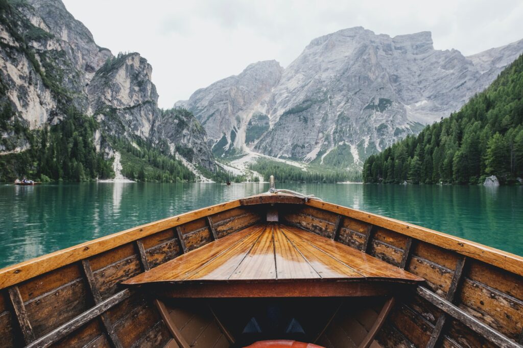 Reise mit Boot